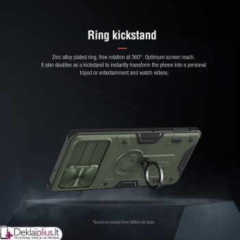 Nillkin Camshield Armor dėklas - žalias (Samsung Note 20) Nillkin Camshield Armor dėklas - žalias (Samsung Note 20)